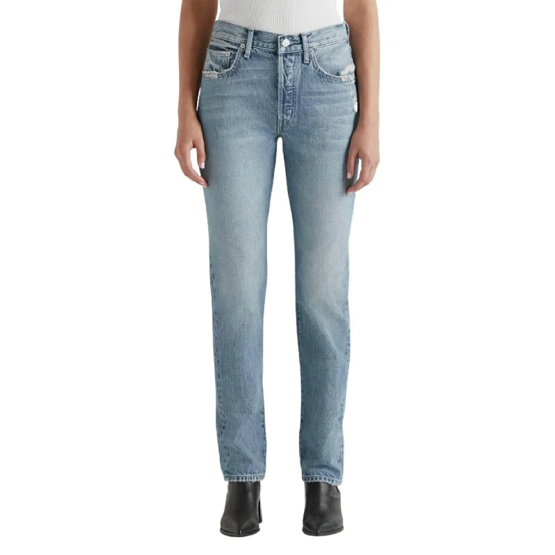 Closeout Cai Straight Leg Jean In Blue Shield