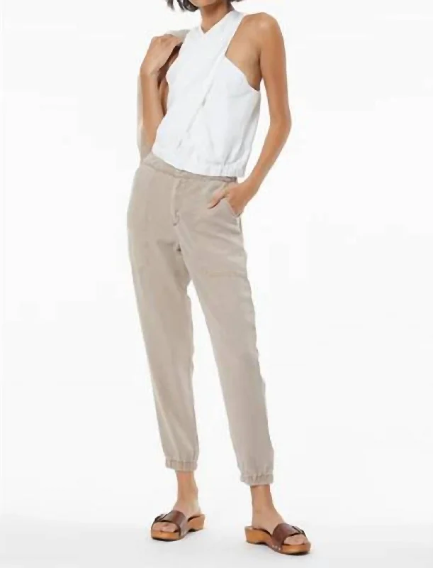 Half Price Trooper Tencel Twill Jogger In Pigment