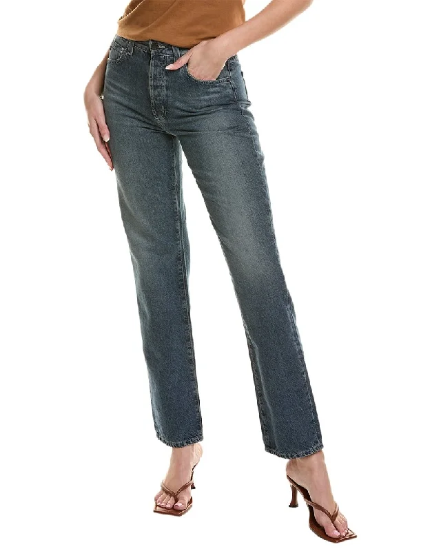 Weekend Discounts to Delight AG Jeans Alexxis Shamrock High-Rise Vintage Straight Jean
