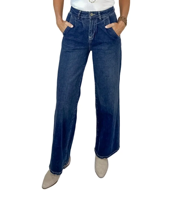 Best Choice Mia High-Rise Wide Leg Jeans In Night Sky