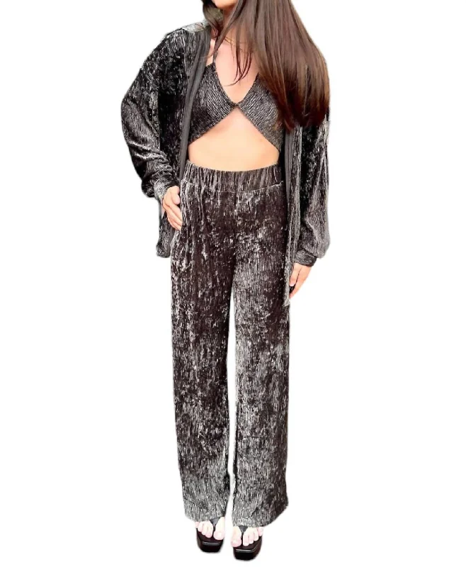 Seasonal Clearance What A Moment Wide Leg Pants In Dark Olive
