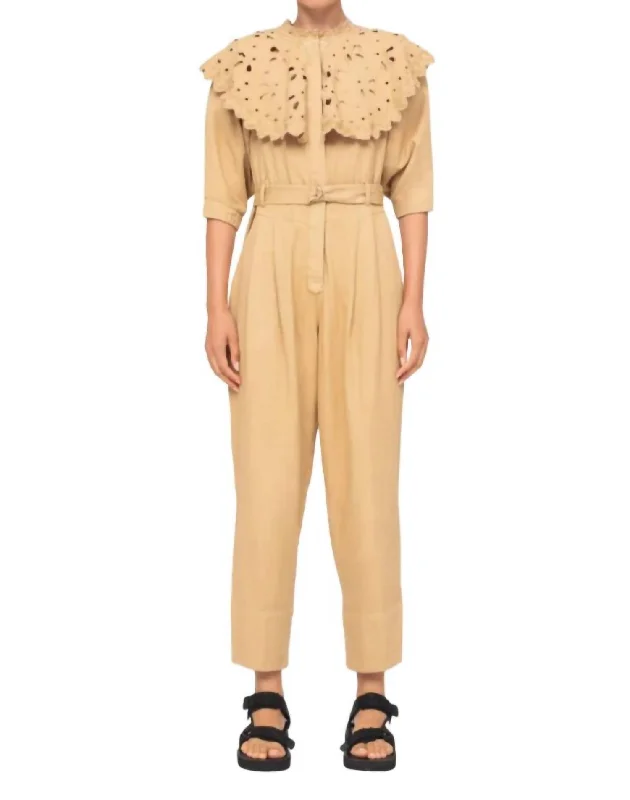 The Best Prices Hazel Jumpsuit In Camel