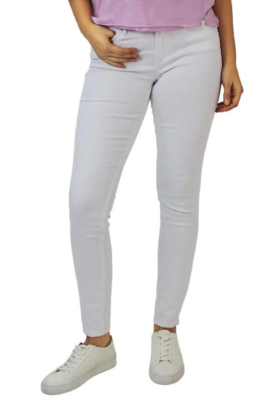 Stock Clearance Blaire High Rise Slim Straight Jeans In Optic White