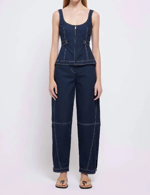 Year-End Sale Kairi Curved Leg Pants In Midnight