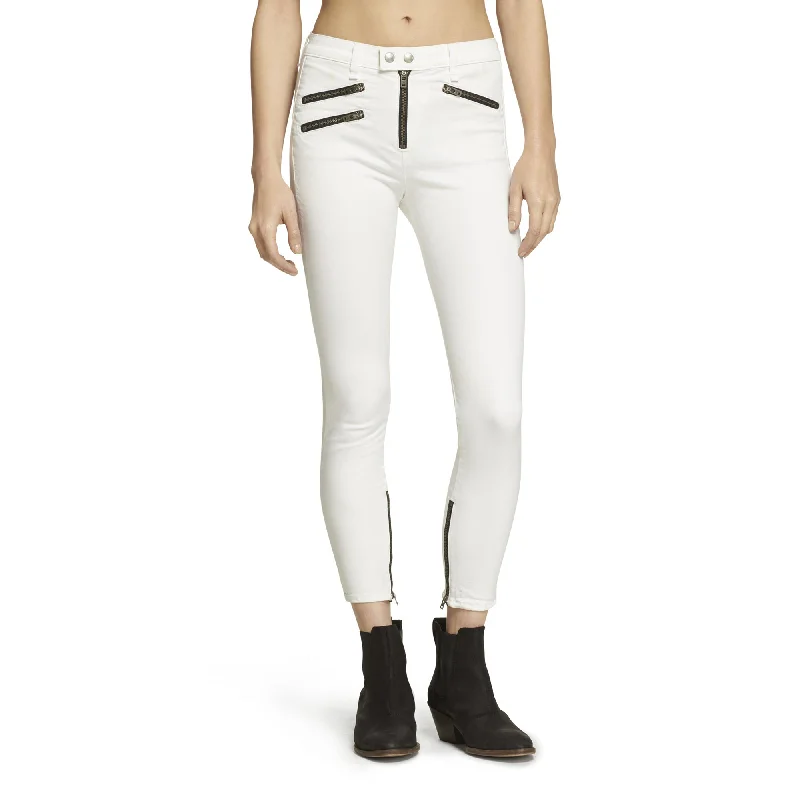 Best Deals rag & bone White High Rise Biker Jeans