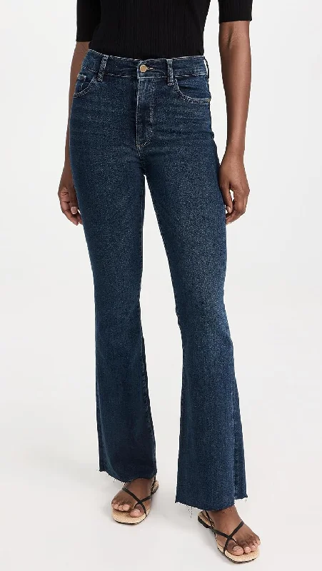 One-DAY Sale DL1961 Women Bridget Bootcut High-Rise 31.5" in Seacliff Denim Jeans Pants