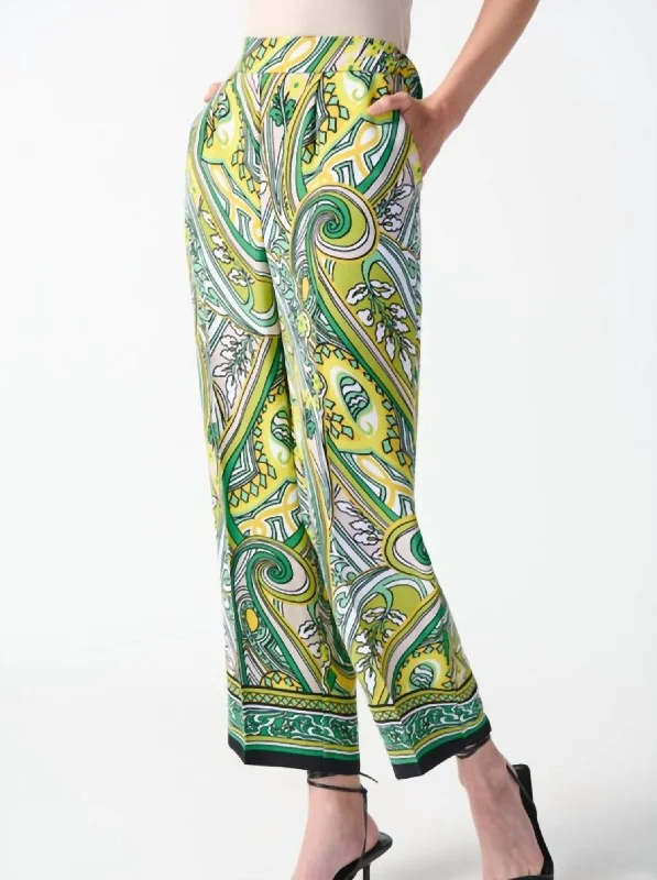 Limited Offer Paisley Print Pant In Van Multi