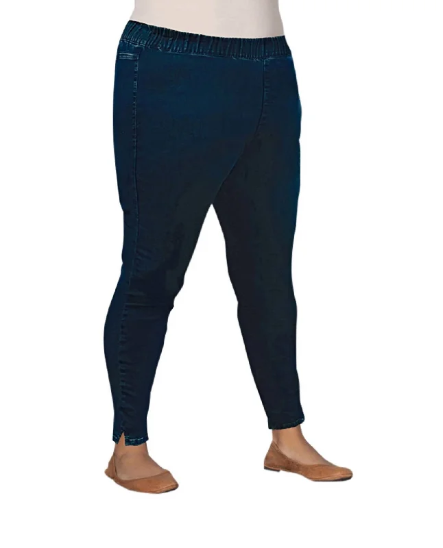 Price Smash Plus Size Premium High Rise Denim Jegging In Dark Wash Denim