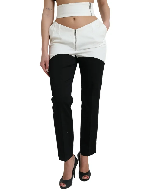 Great Bargains Dolce & Gabbana High Waist Tape Chic Women's Pants