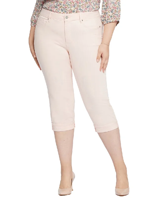 Don't Delay NYDJ Plus Marilyn Crop Pink Dusk Jean