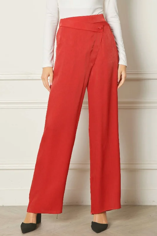 Weekend Discounts to Delight Hearts On Fire Pant In Red