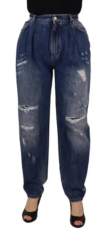 Special Offer Dolce & Gabbana High Waist Skinny  Jeans - Chic  Women's Washed