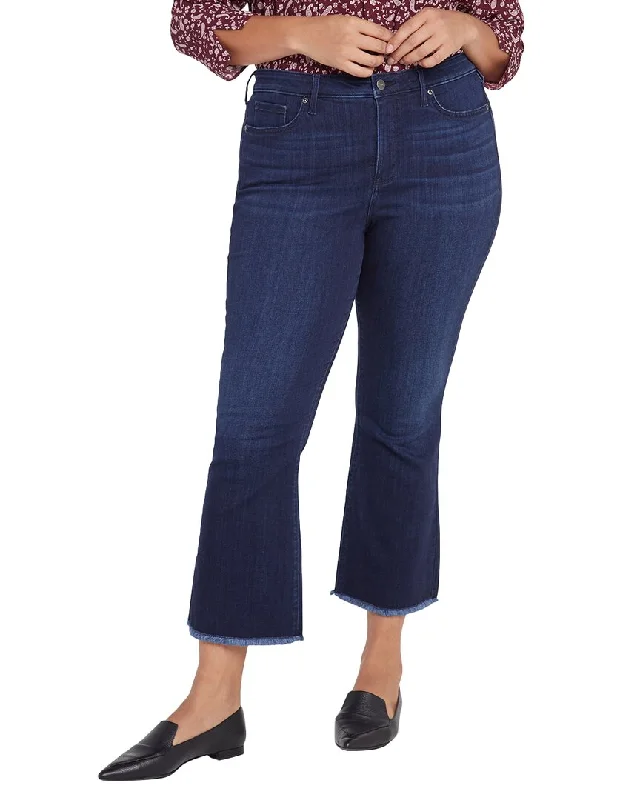 Last Chance NYDJ Plus Fiona Slim Flare Court Ankle Cut Jean