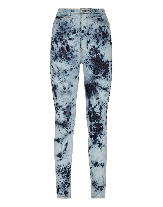 Weekend Specials to Relish Denim Super High Waist Jegging Bleached