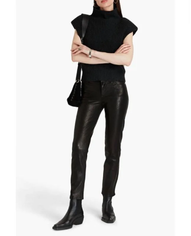 Weekend Savings Extravaganza Le High Leather Pants In Noir