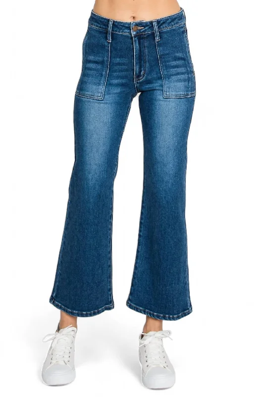 Weekend Deal Sicily Patch Pocket Jean In Dark Wash