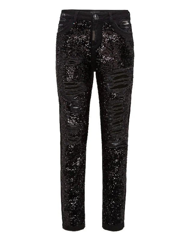 Weekend Deals That Dazzle Boyfriend Paillettes