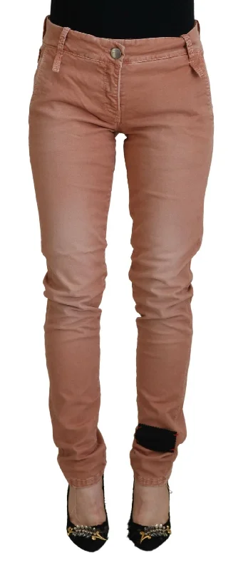Shop Now Acht Chic Slim Fit Cotton Stretch Women's Pants