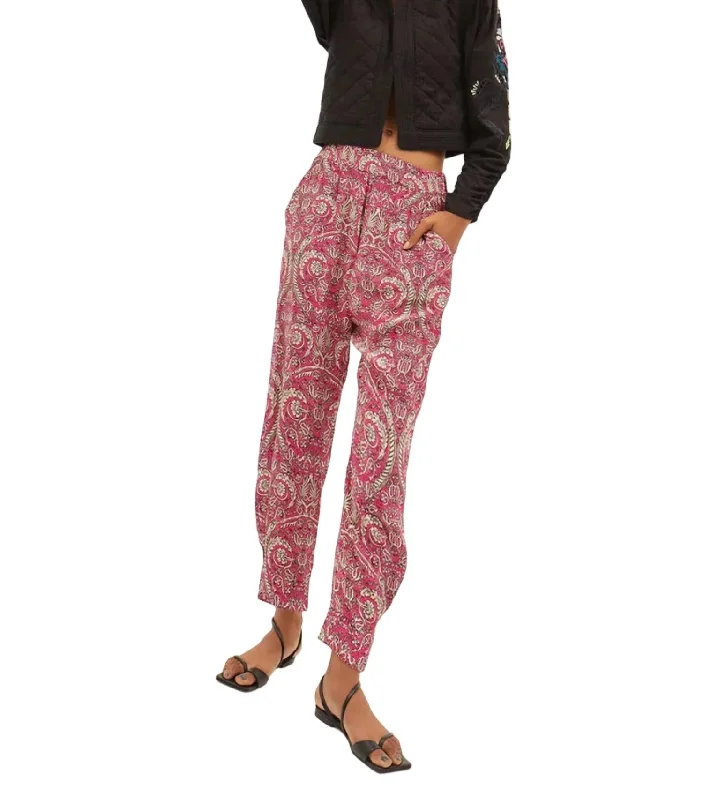 Deal Frenzy Besalu Floral Pants In Mix 1 Pink