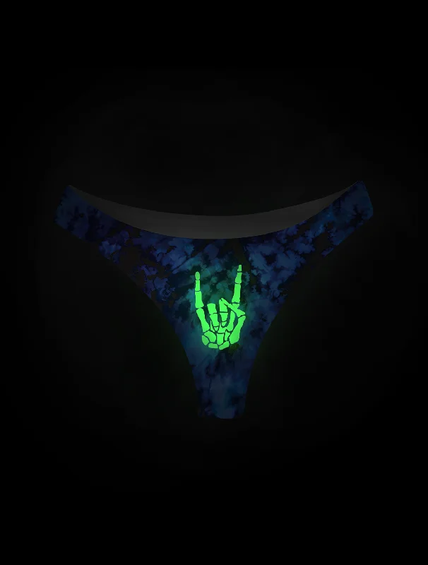 Extra Savings AiraModal™ Rock n' Skull Glowing Mid-Rise Thong