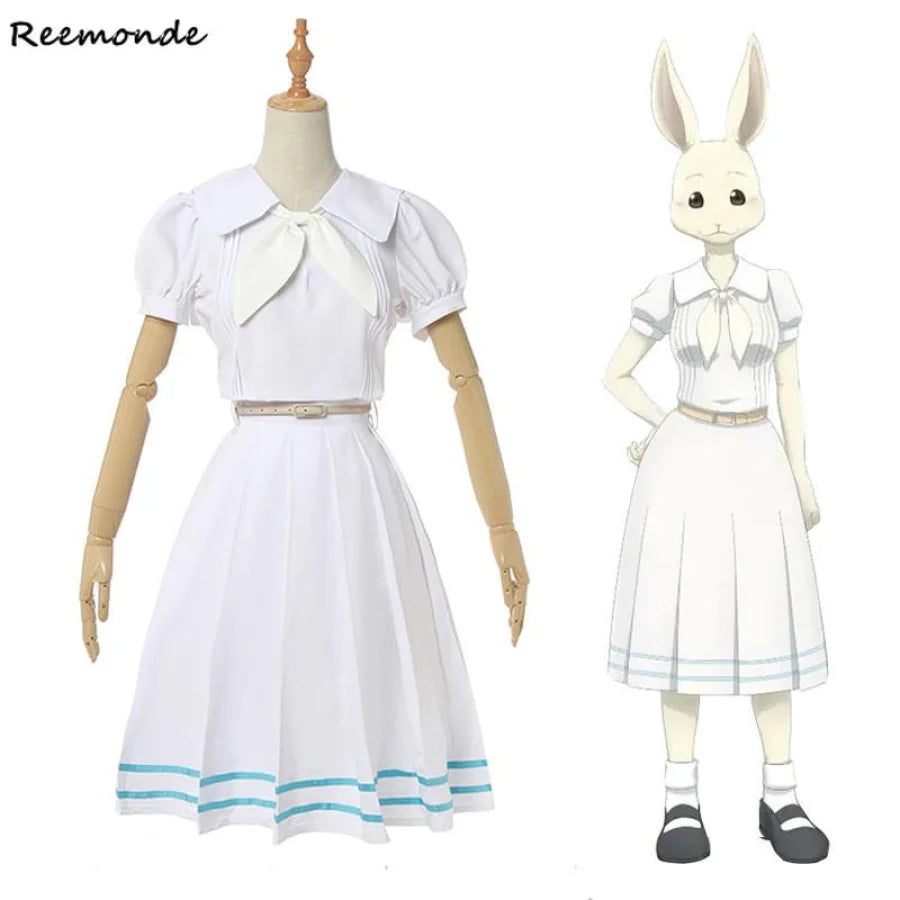 Weekend Offers You Can't Ignore Beastars Haru White Rabbit Girls Cosplay Costume School Uniform C00274 Weekend Offers You Can't Ignore Beastars Haru White Rabbit Girls Cosplay Costume School Uniform C00274