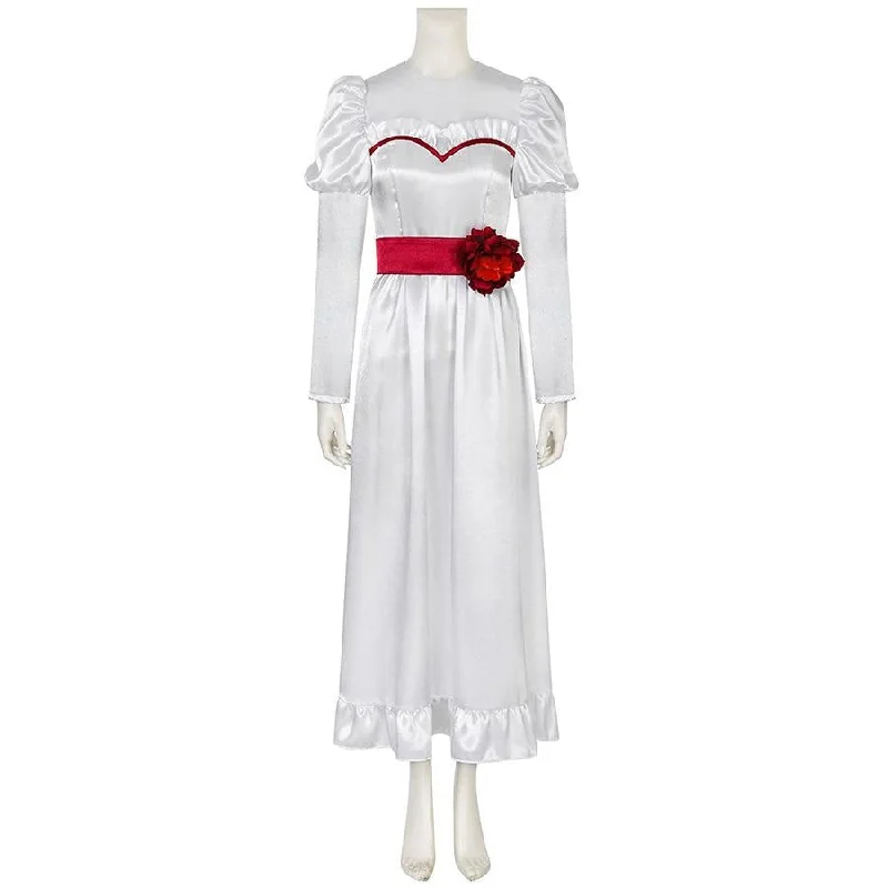 Cash Savings Annabelle Comes Home Annabelle Cosplay Costume Holloween Ghost White Dress mp005251 Cash Savings Annabelle Comes Home Annabelle Cosplay Costume Holloween Ghost White Dress mp005251