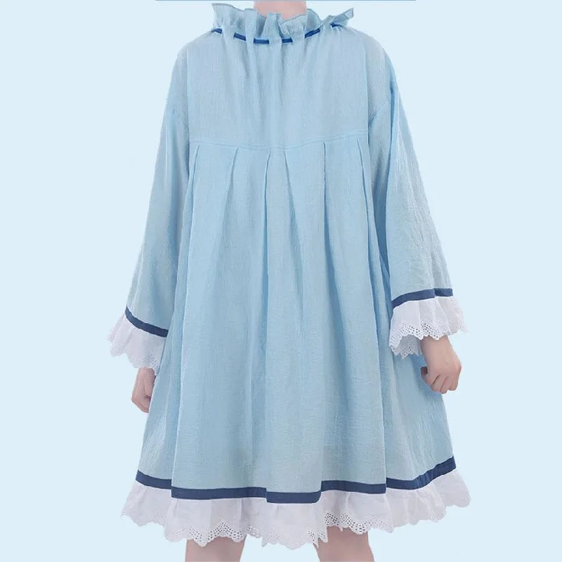 Pay Less Black Butler Ciel Phantomhive Blue and Green Night Skirt Cosplay Costume C07001 Pay Less Black Butler Ciel Phantomhive Blue and Green Night Skirt Cosplay Costume C07001