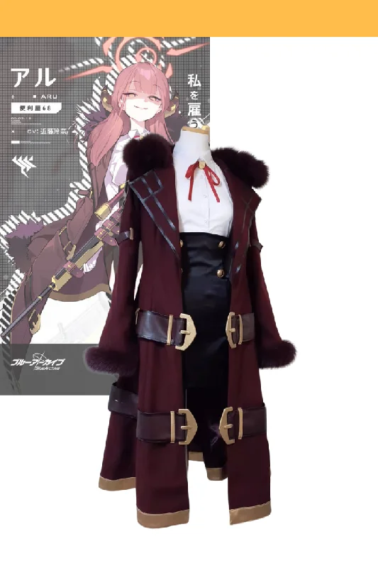 Clearance Sale Blue Archive Aru Cosplay Costume