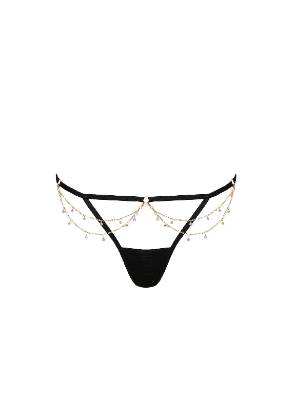 Super Deal Petra Thong (Black/Gold/Silver)