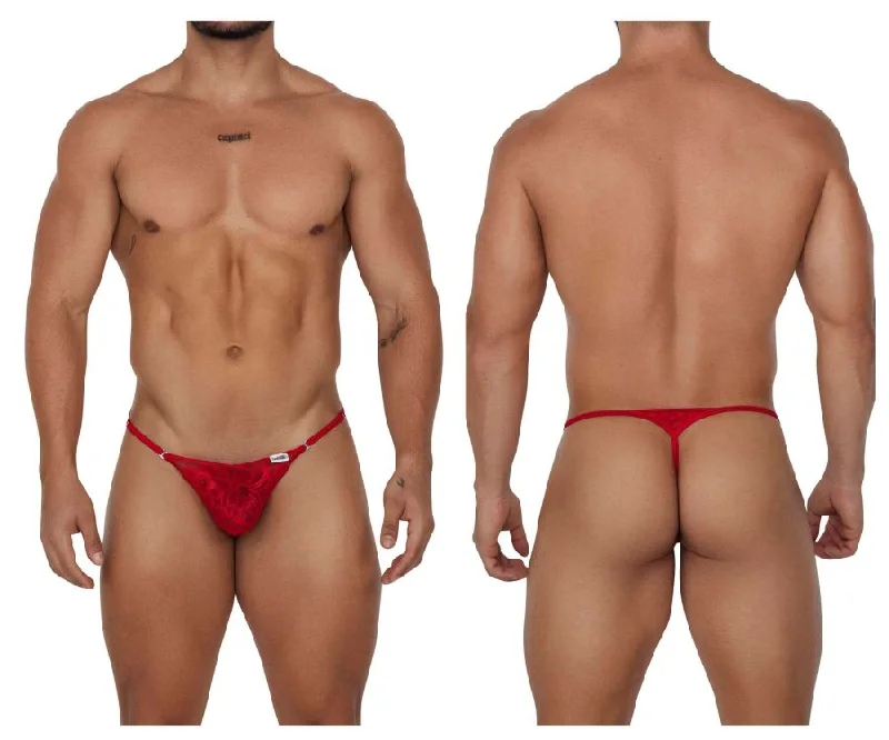 Weekend Bargains Await You CandyMan 99685 Lace Thongs Color Red