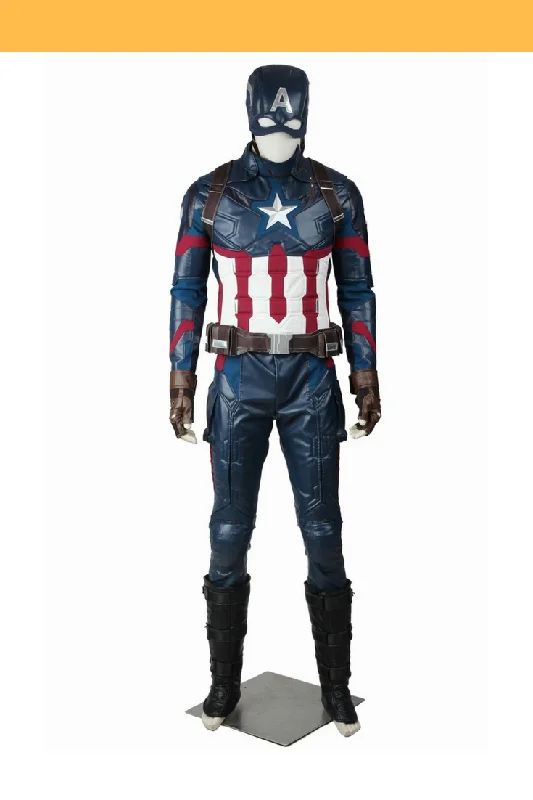 Unmissable Offer Captain America Civil War PU Leather Cosplay Costume