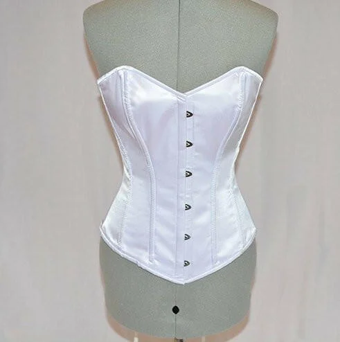 Fantastic Deals Classic satin overbust authentic corset. Steel-boned corset for tight lacing. Fantastic Deals Classic satin overbust authentic corset. Steel-boned corset for tight lacing.