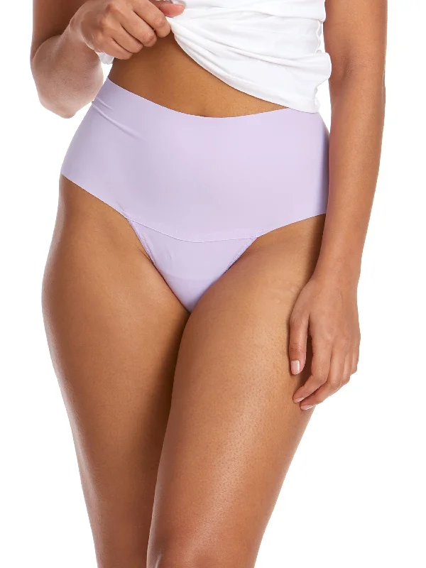 Blowout Deals BreatheSoft® High Rise Thong Wisteria Purple