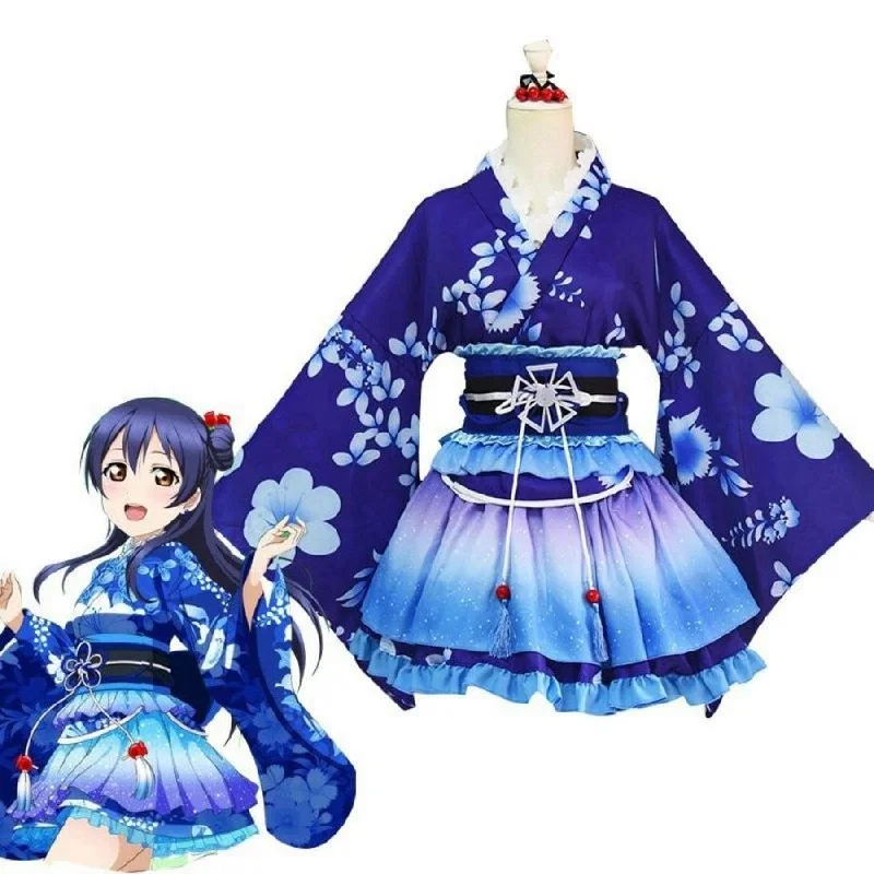 Value Pack LoveLive Sonoda Umi Nishikino Maki Honoka Honoka Eli Kimono Cosplay Costume Kimono C07044 Value Pack LoveLive Sonoda Umi Nishikino Maki Honoka Honoka Eli Kimono Cosplay Costume Kimono C07044