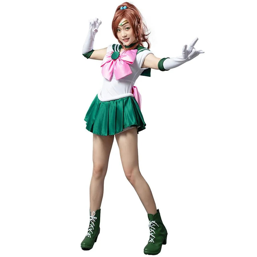 Now or Never Sailor Sailor Jupiter Kino Makoto Cosplay Costumes mp000292