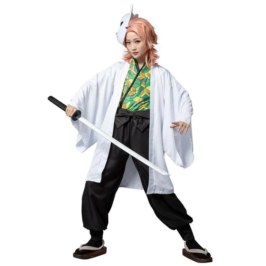 Deep Savings 【READY TO SHIP】 Demon Slayer: Kimetsu no Yaiba Sabito and Makomo Cosplay Costume mp005379 Deep Savings 【READY TO SHIP】 Demon Slayer: Kimetsu no Yaiba Sabito and Makomo Cosplay Costume mp005379