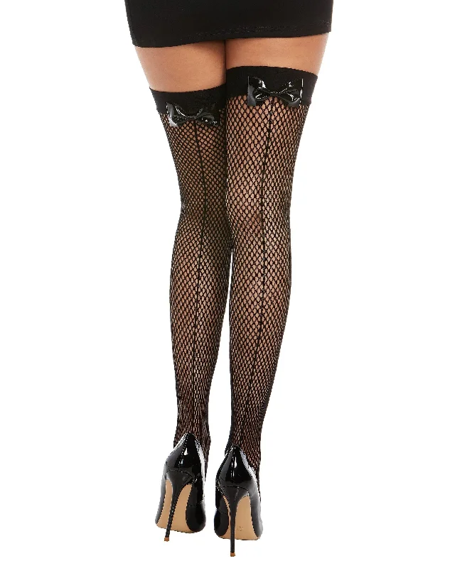 Quick Sale DG 0365 Diamond Net Fishnet Thigh High Stockings