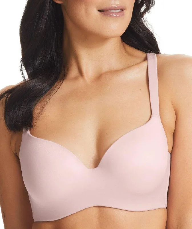 Unbeatable Deal Finelines Memory Blessed Full Coverage Bra - Heather Mist Pink