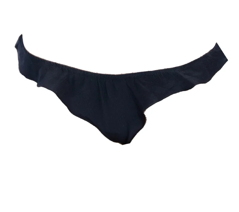 Your Weekend, Your Savings Frou Frou Silk Tanga Panties