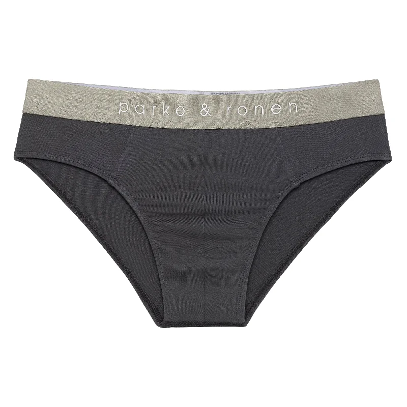 Price Meltdown Grey Solid Low Rise Brief