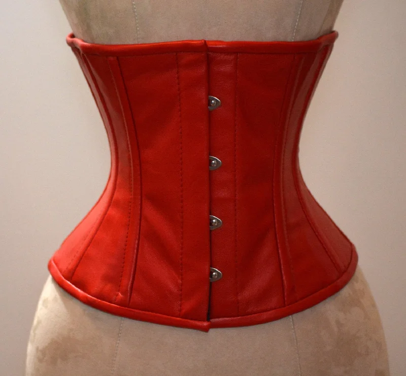The Best Prices Hand dyed lambskin waist steel-boned authentic corset of red color. Bespoke corset for tight lacing and waist training, steampunk, gothic The Best Prices Hand dyed lambskin waist steel-boned authentic corset of red color. Bespoke corset for tight lacing and waist training, steampunk, gothic