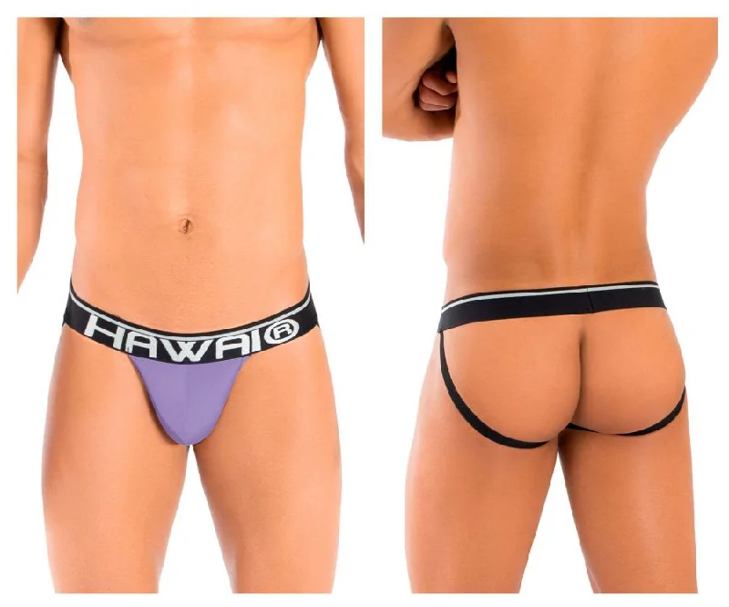 Weekend Discounts to Celebrate HAWAI 41946 Solid Athletic Jockstrap Color Amethyst