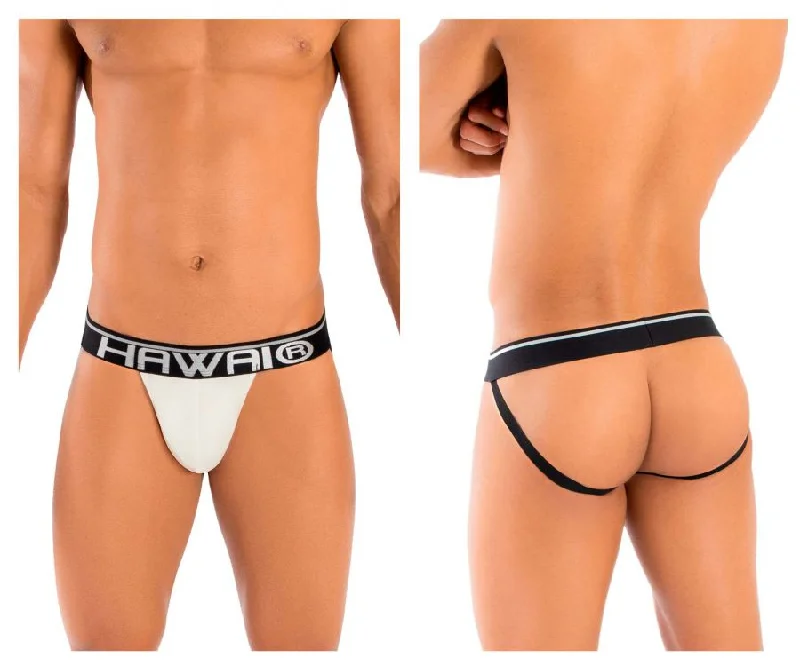 Weekend Discounts to Relish HAWAI 41946 Solid Athletic Jockstrap Color Vanilla