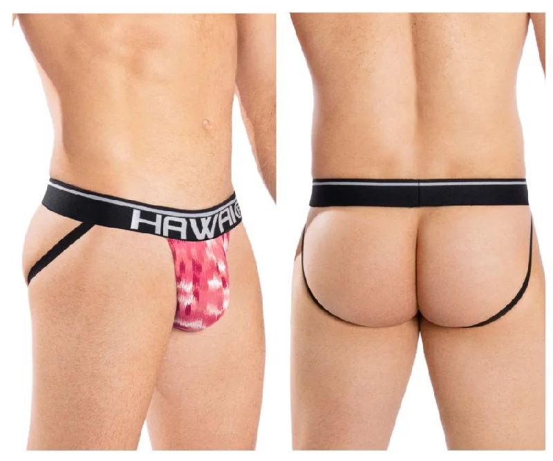 Weekend Savings Spectacle HAWAI 42052 Spots Athletic Jockstrap Color Red