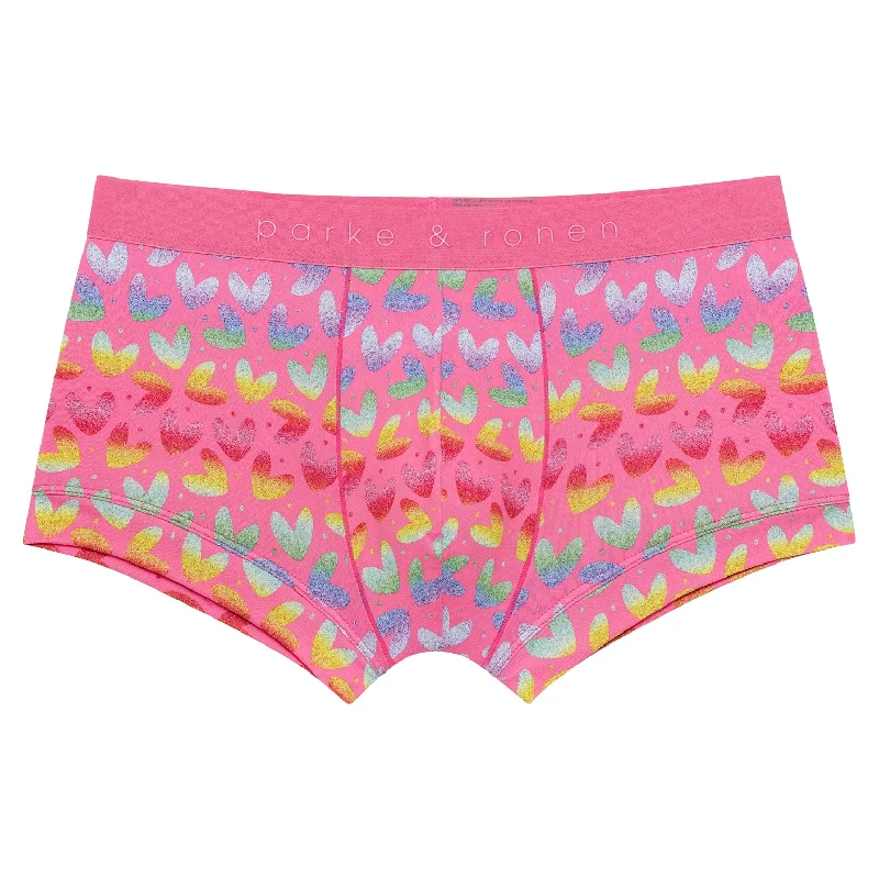 Huge Discounts PRIDE EDITION- Heartbreaker Pink Print Low Rise Trunk