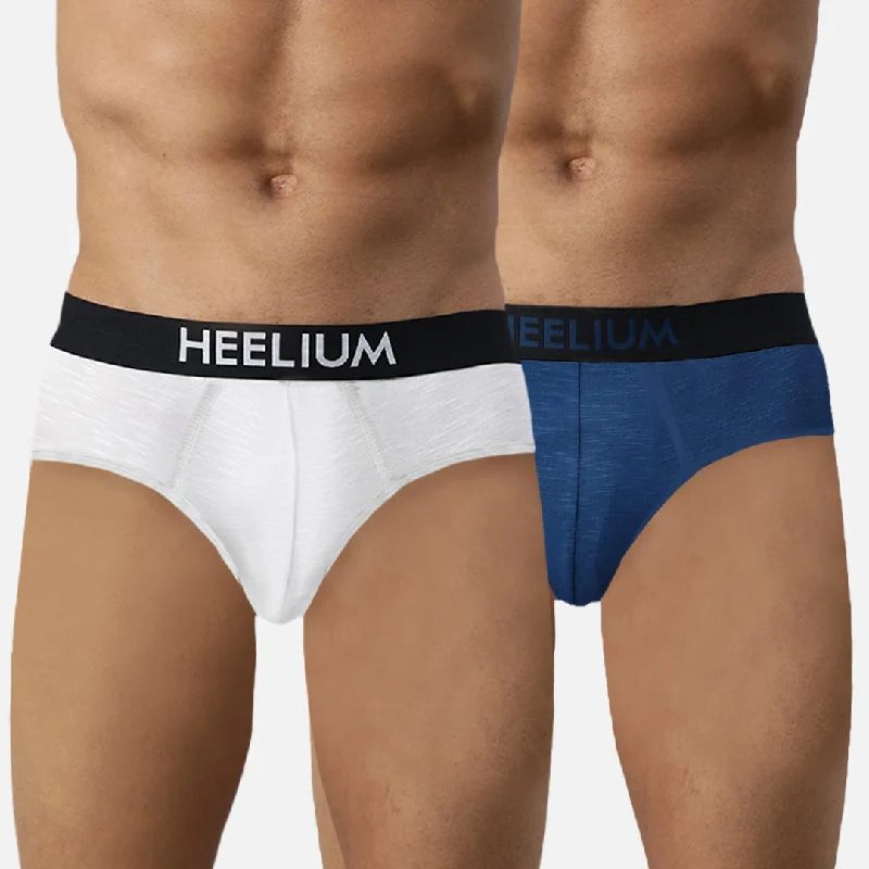 White | Navy Blue