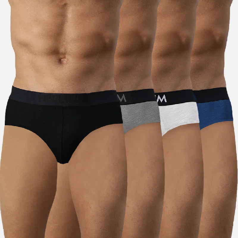 Unbeatable Prices Heelium Bamboo Underwear Brief for Men - Pack of 4
