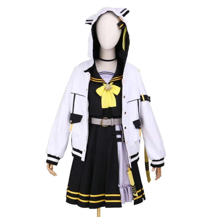Weekend Bargains to Enjoy hololive Virtual YouTuber Hoshimachi Suisei Sailor suit Cosplay Costume C02013