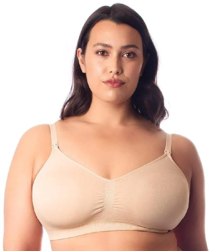 Flash Deal Hotmilk My Necessity Full Cup Maternity & Nursing Wire-Free Bra - Frappe