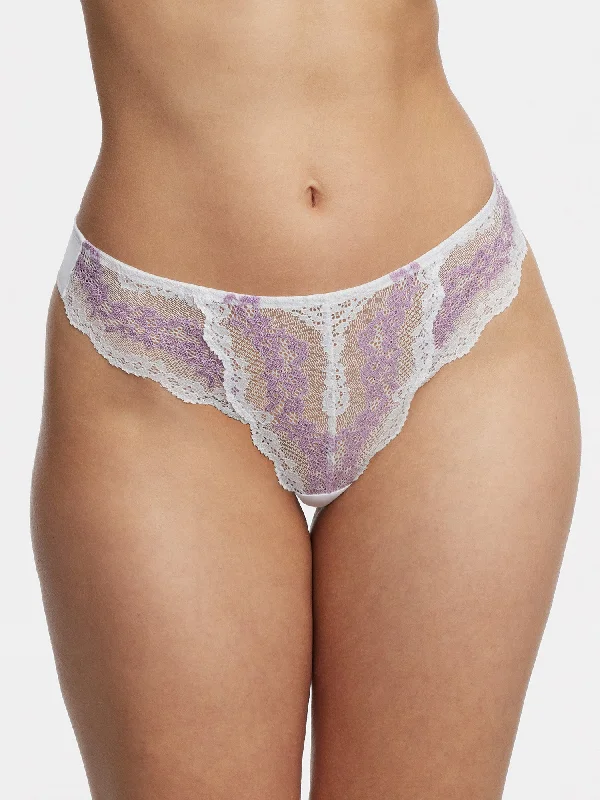 Bargain Prices Impress Floral Lace Thong - FINAL SALE